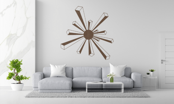 3D Optical Illusion Wall Art Geometric: Laser Cutting Freebies