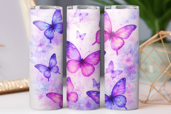 Butterflies 3d Tumbler Wrap 20oz Design Review