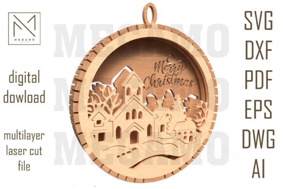 Christmas Church Ornament SVG: Laser Cutting & Winter Amp Review