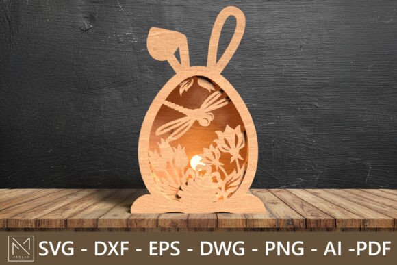 Easter Egg Lantern - Laser Cut File SVG