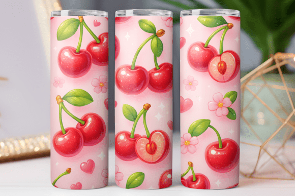 Fruit Print 3d Tumbler Wrap Photo Art Graphics and Tumbler Wraps