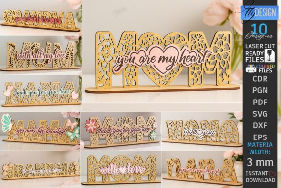 Mom Love You Stands Laser Cut Bundle Review