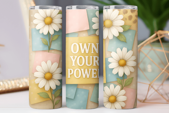 Motivation Tumbler Wrap Skinny Design 3d Graphics and Tumbler Wraps