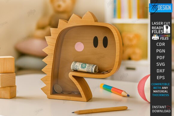 Personalized Piggy Bank Laser Cut Animal: A Review for Digital Sellers