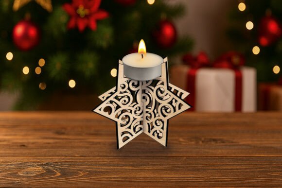 SVG Winter Swirls Laser Christmas Star Graphics and Laser Engraving Review
